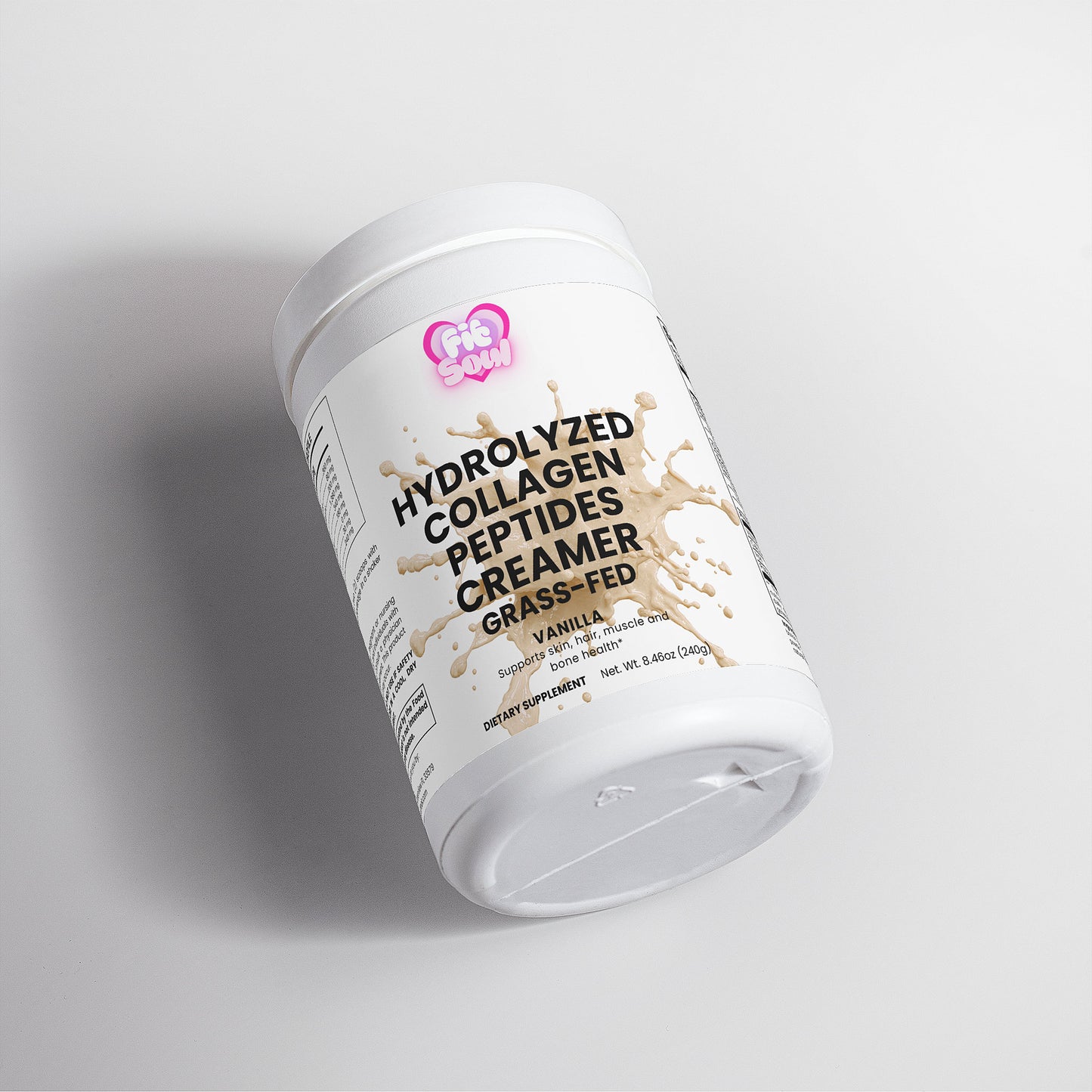 Hydrolyzed Collagen Peptides Creamer (Vanilla)