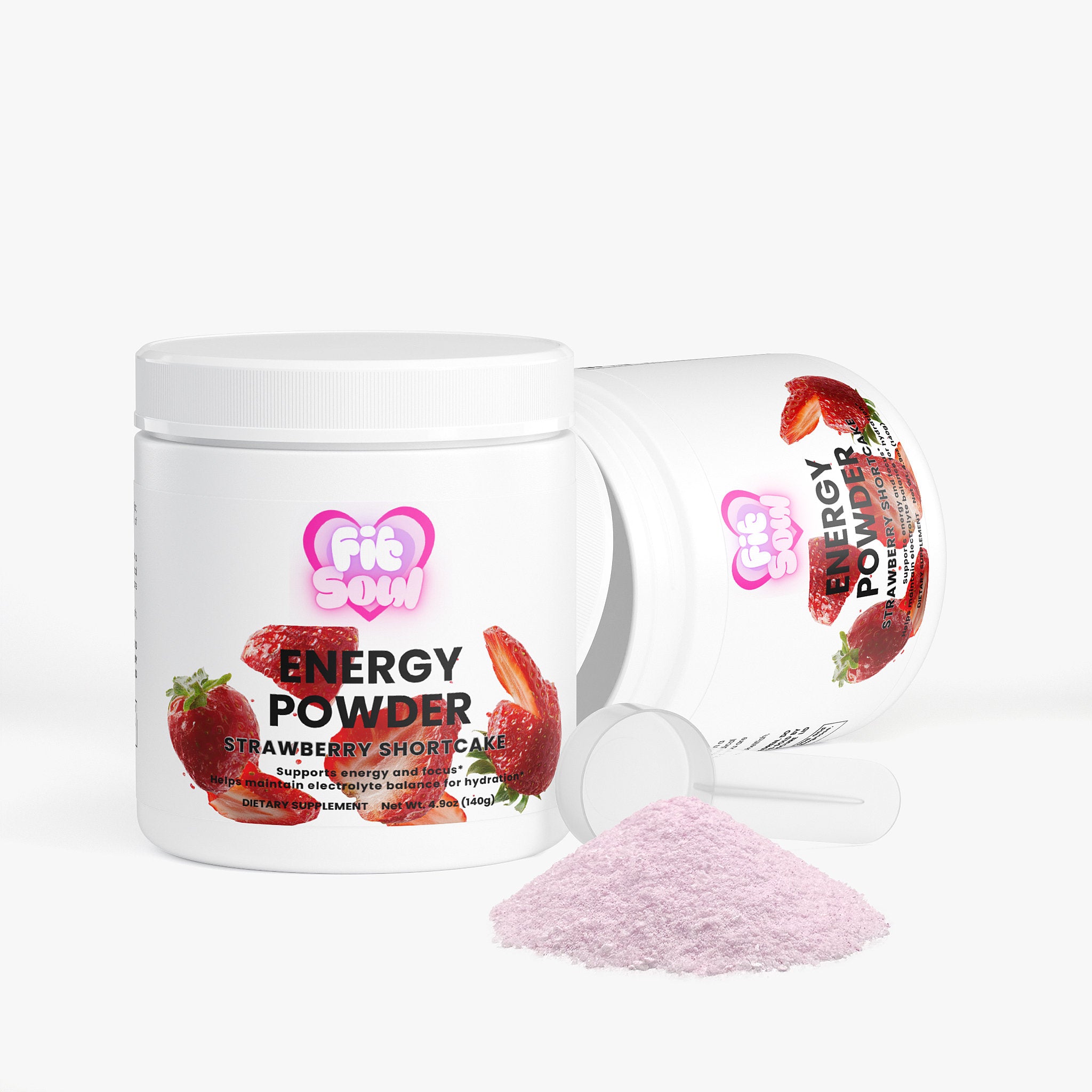 Energy Powder (Strawberry Shortcake)
