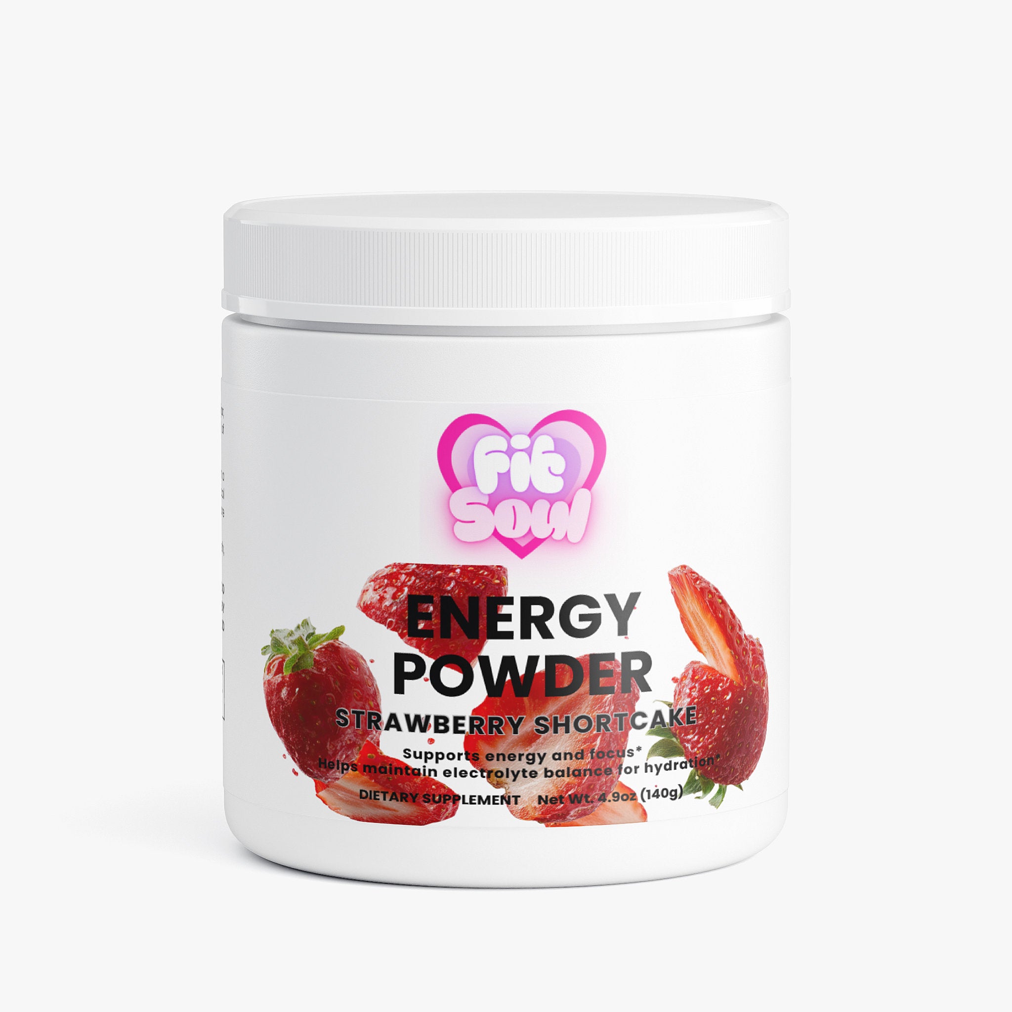 Energy Powder (Strawberry Shortcake)