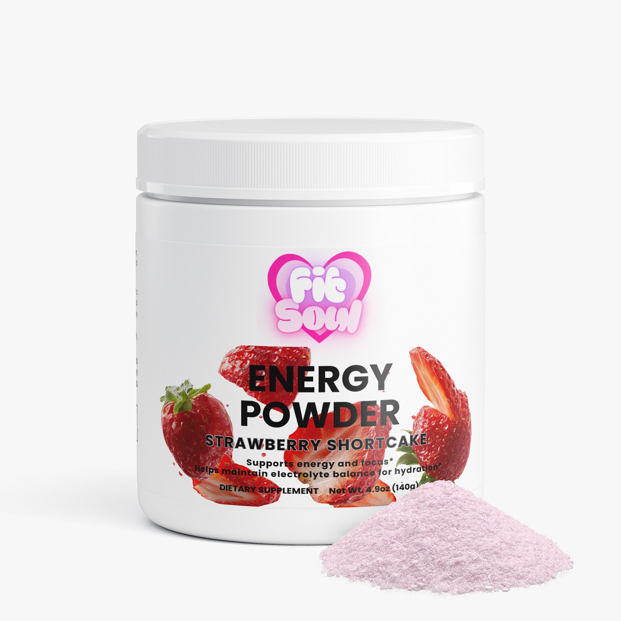 Energy Powder (Strawberry Shortcake)