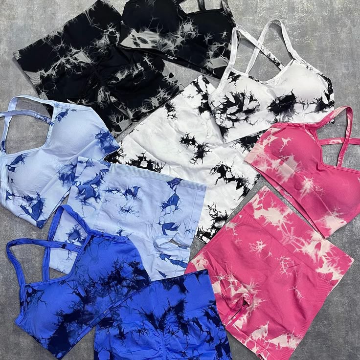 Set Tie Dye High Waist