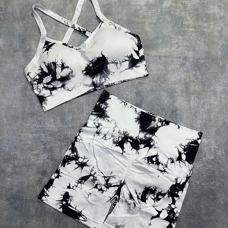 Set Tie Dye High Waist