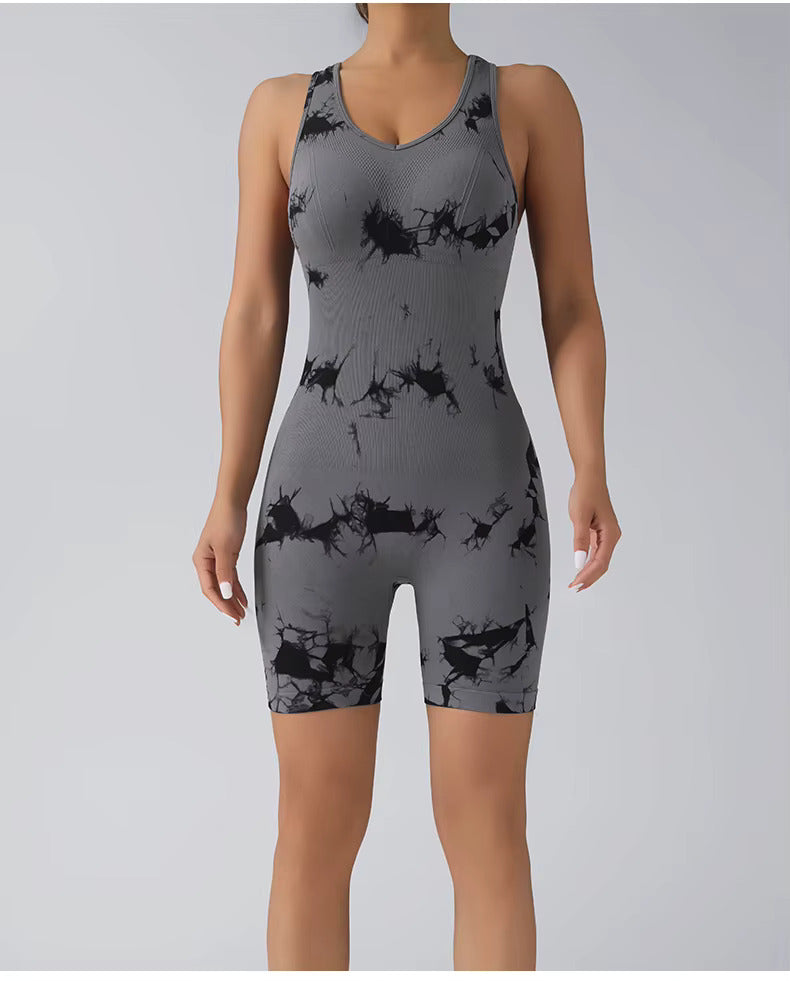 Seamless Back Criss-Cross Romper