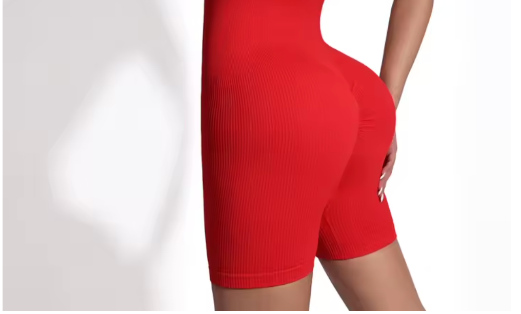 Romper With Crew Neck Activewear