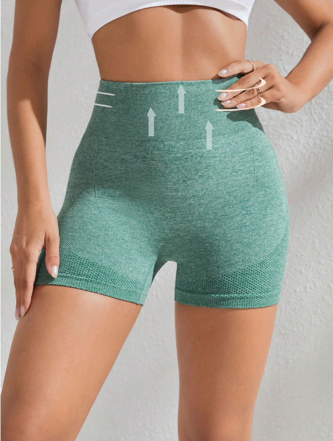 Wide Waistband Shorts