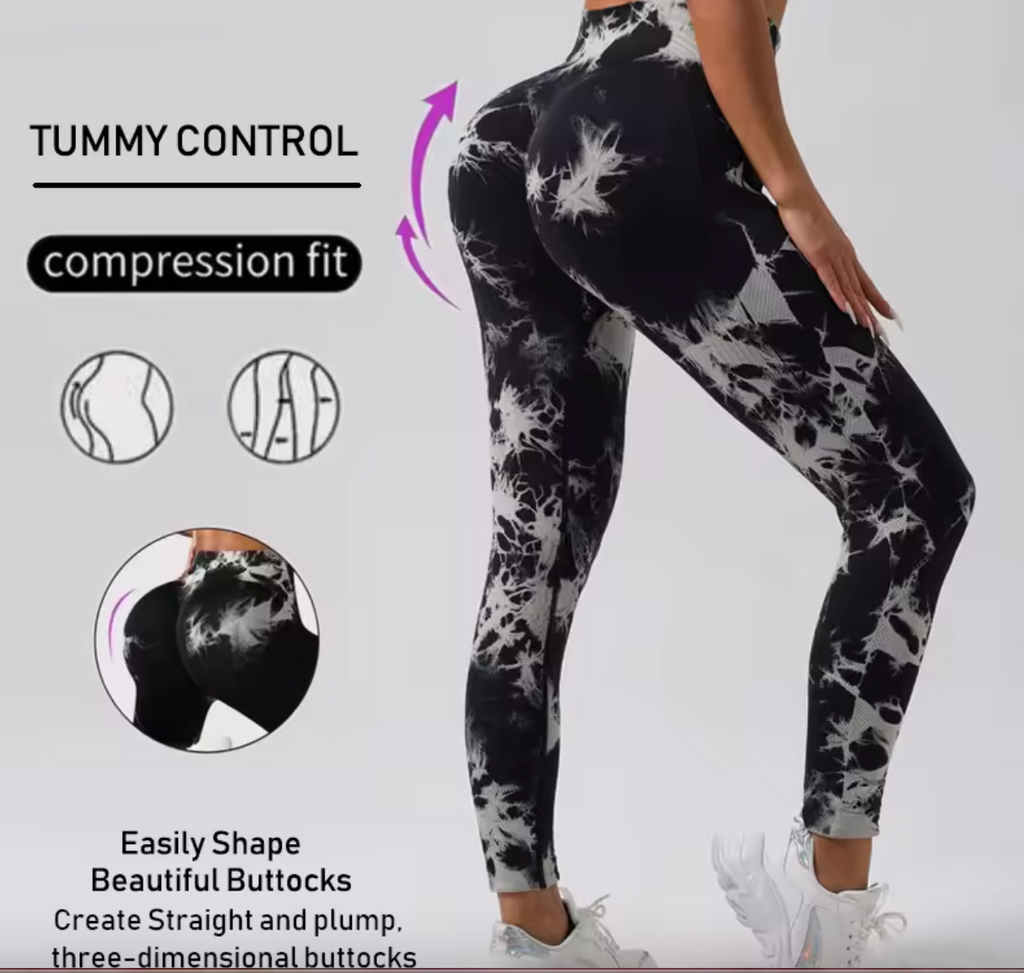 Tie Dye Legging High Waist