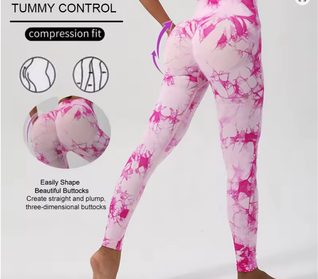 Tie Dye Legging High Waist