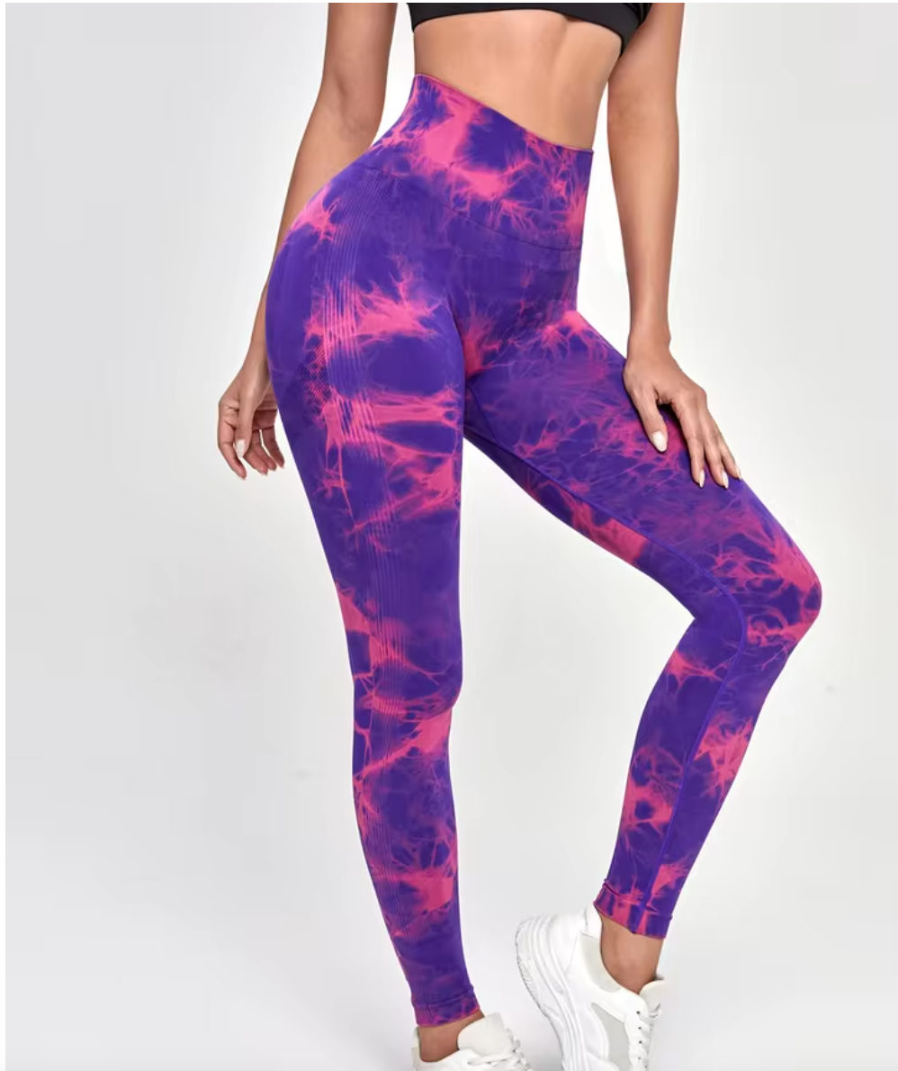 Tie Dye Legging High Waist