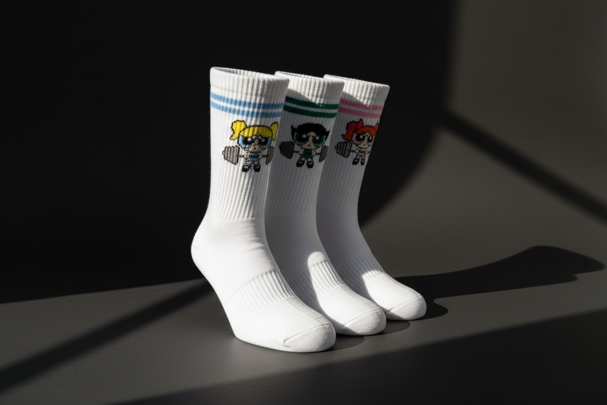 Fun Cartoon Gym Socks