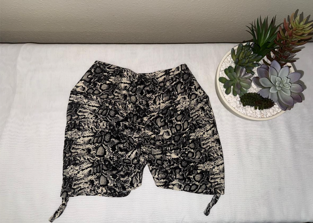 Animal Print Gym Shorts