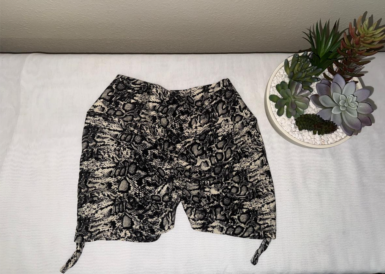 Animal Print Gym Shorts