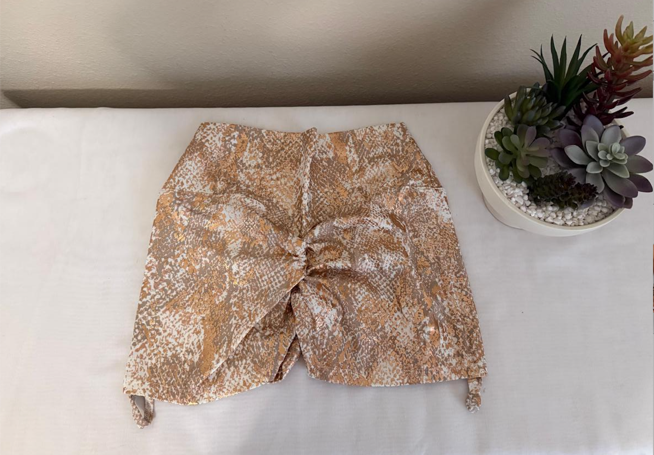 Animal Print Gym Shorts