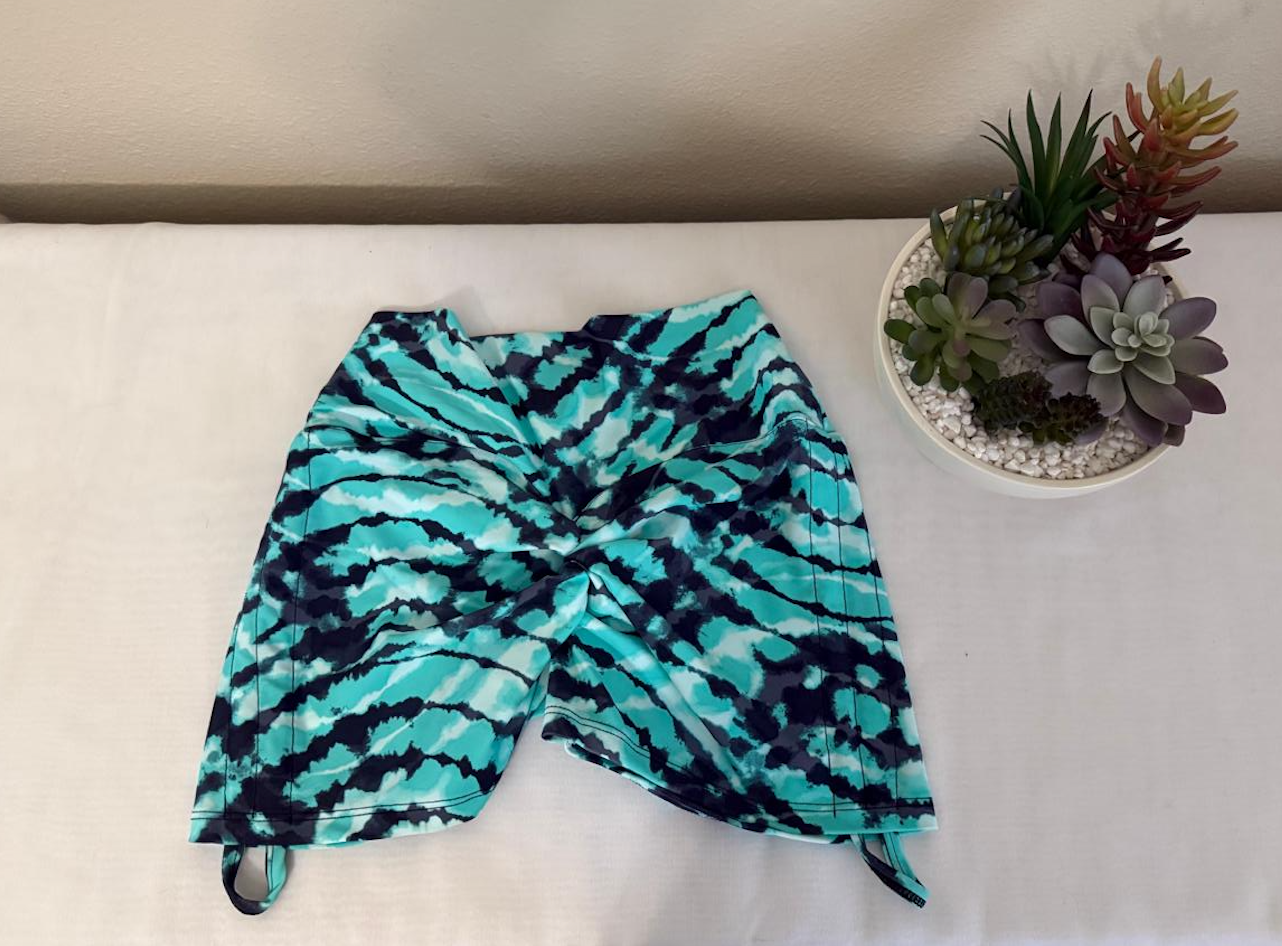 Animal Print Gym Shorts