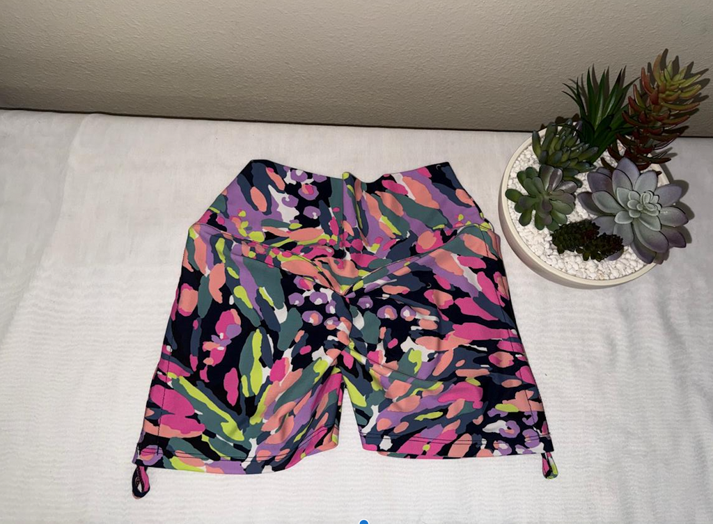 Animal Print Gym Shorts